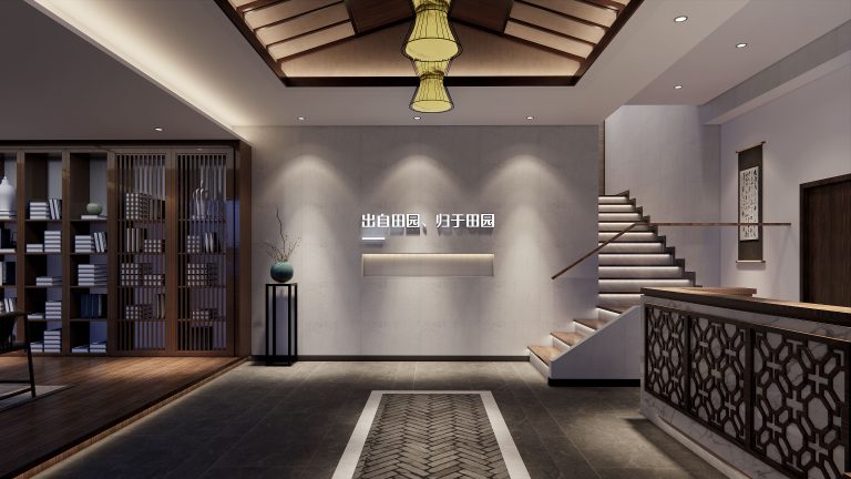 四月乡村中餐厅